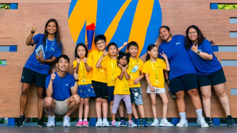 Kids Enjoying The Swim Lab Holiday Camps
