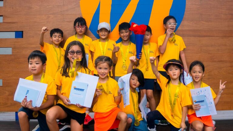 Happy Kids at The Swim Lab Holiday Camp